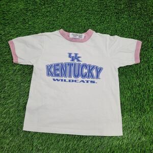 UK Kentucky Wildcats Shirt Womens XS 16x20 Arch Ringer